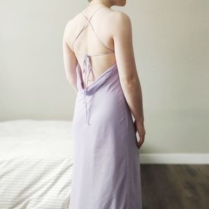90s Vintage Backless Prom Dress